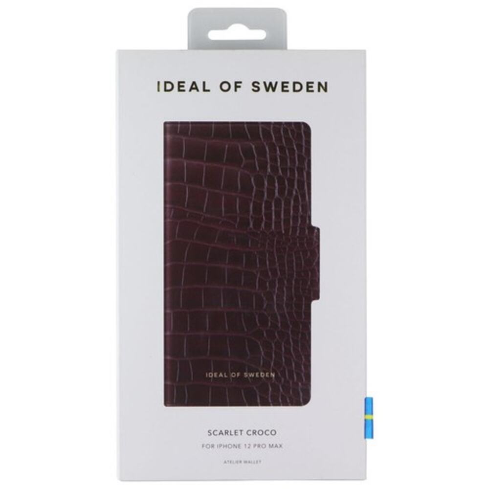 iDeal of Sweden Atelier Wallet Case for Apple iPhone 12 Pro Max - Scarlet Croco